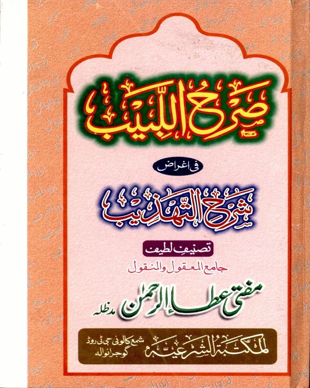 سرح اللبیب — شرح تہذیب