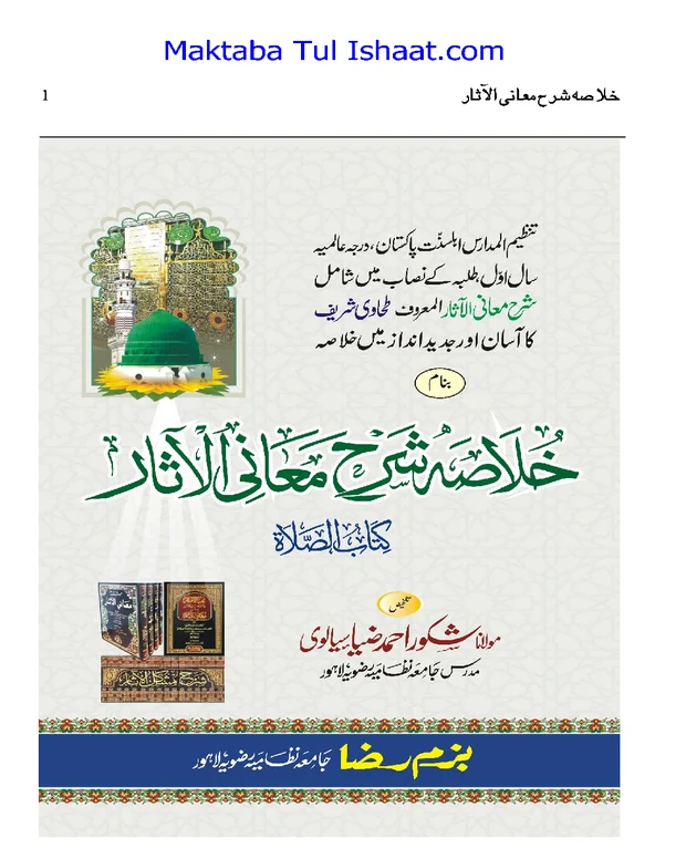 خلاصہ 2 — شرح معانی الاثار